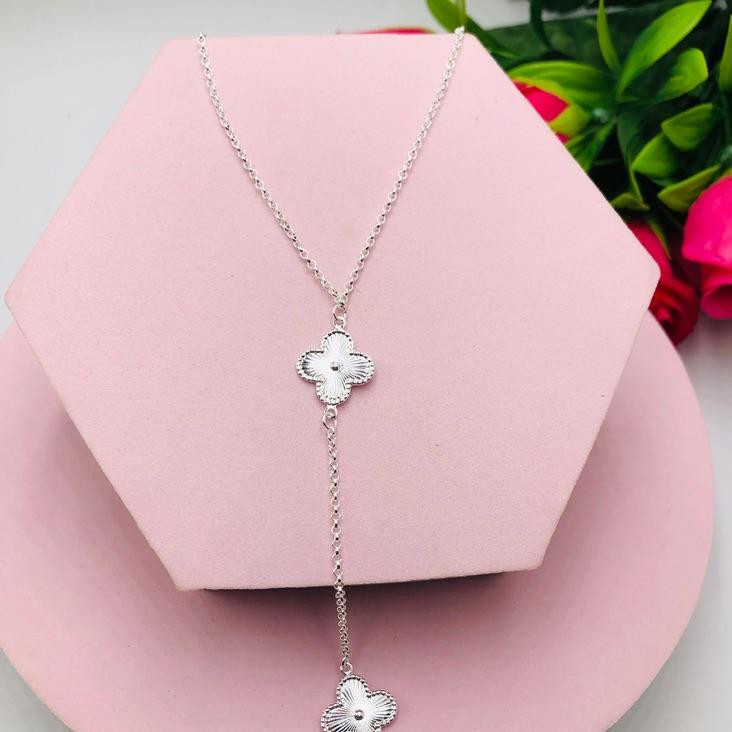 Colar Gravatinha Trevo