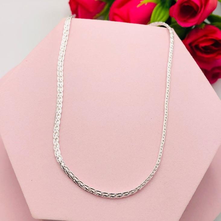 Colar Malha Grumet Frisada