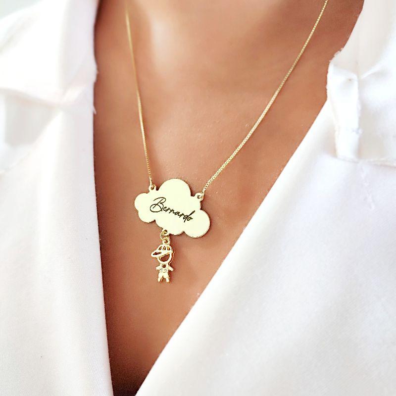 Colar Nuvem Personalizado