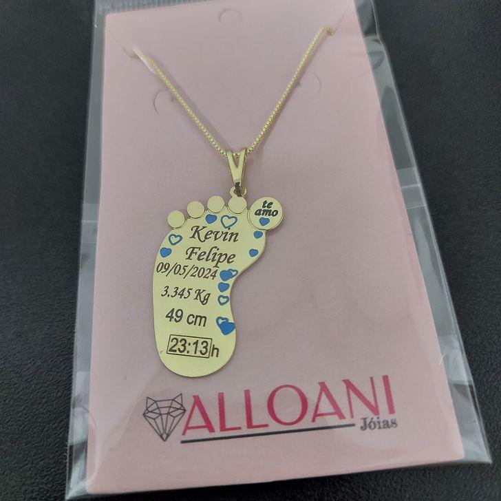 Colar Pezinho Personalizado