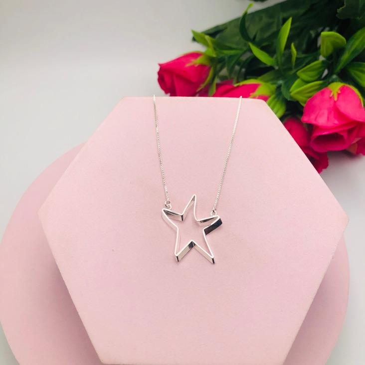 Colar Pingente Estrela