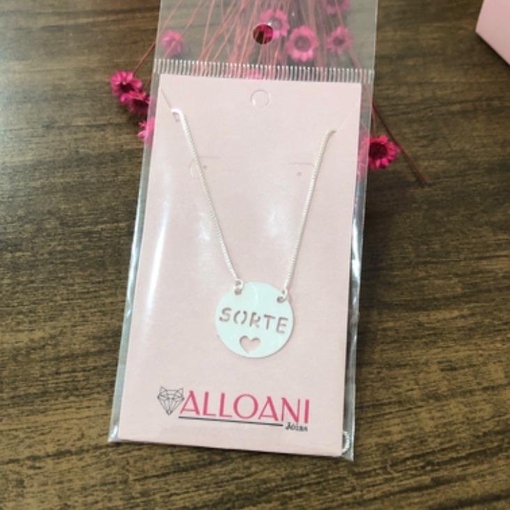 Colar Pingente Sorte