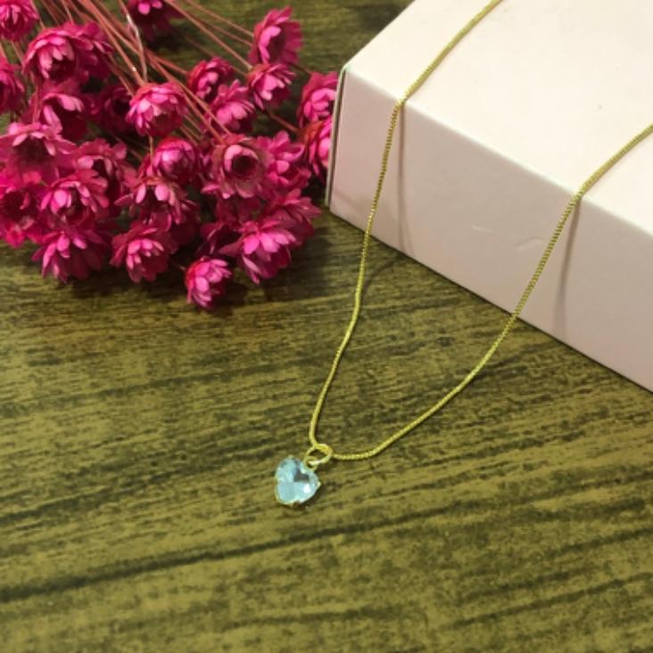 Colar Ponto de Luz Coração