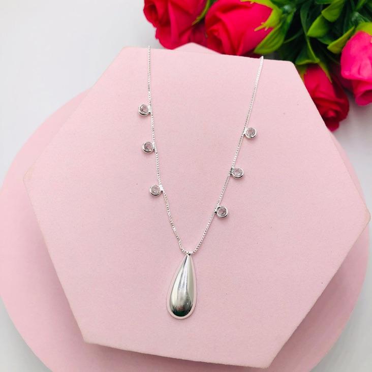 Colar Ponto de Luz Gota