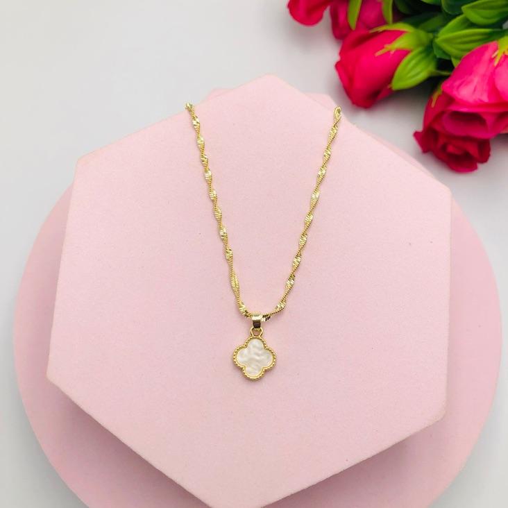 Colar Torcidinha com Trevo