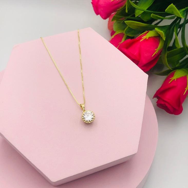 Colar veneziana com ponto de luz