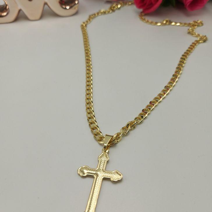 Corrente Grumet com Crucifixo