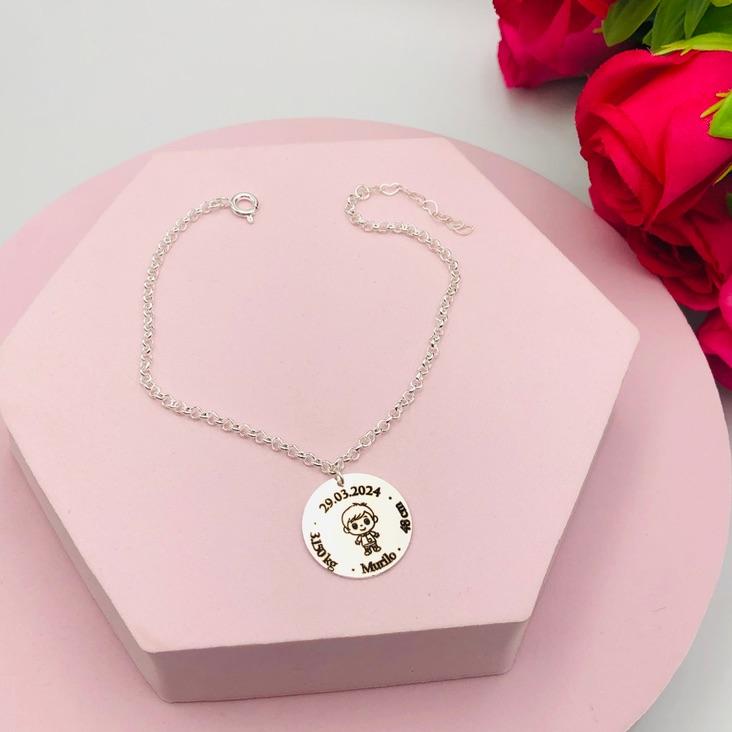Personalizada Pulseira Nascimento