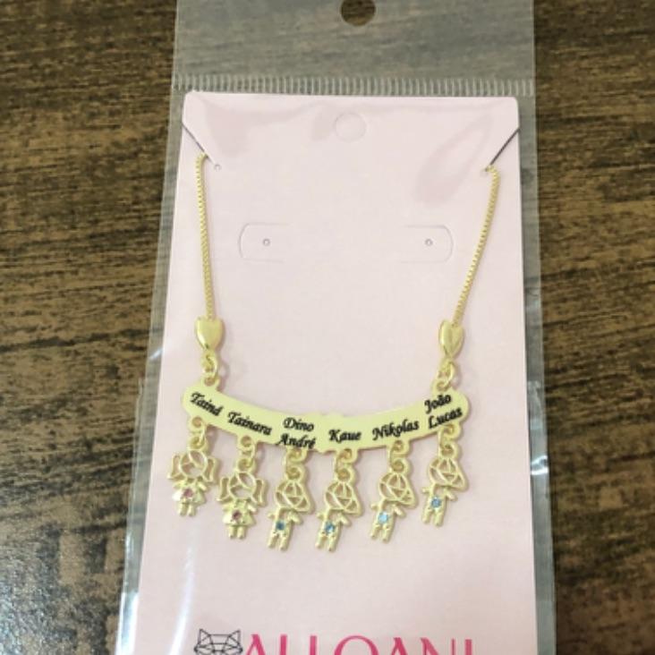 Personalizado Colar Canga 6 Filhos