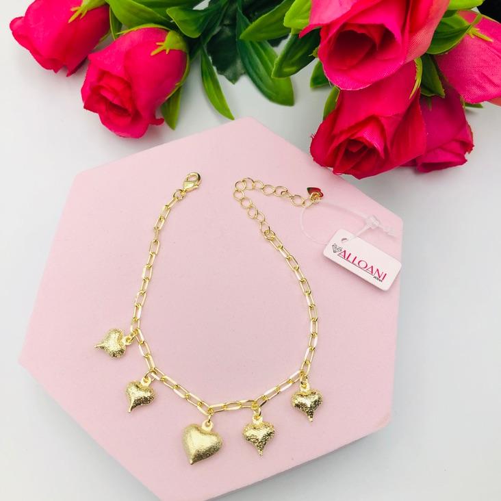 Pulseira Cartier com Corações