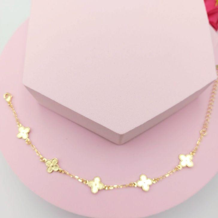 Pulseira Cartier com Trevos