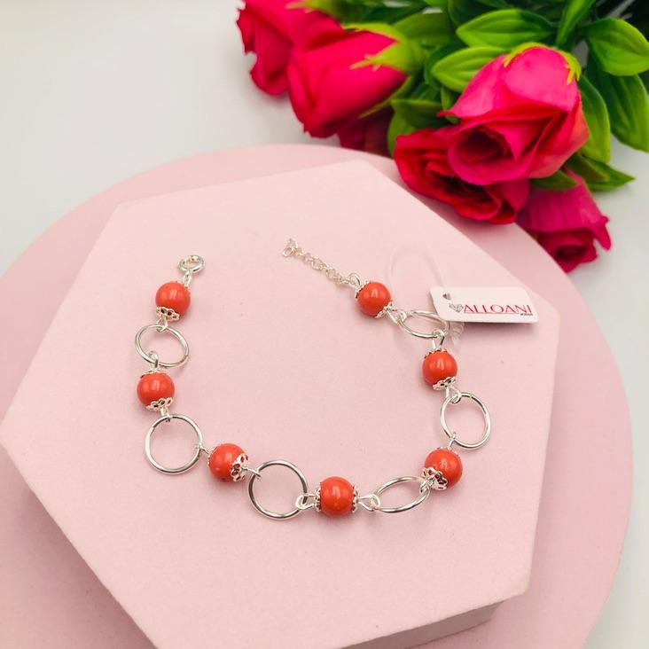 Pulseira com Bolinhas e Círculos