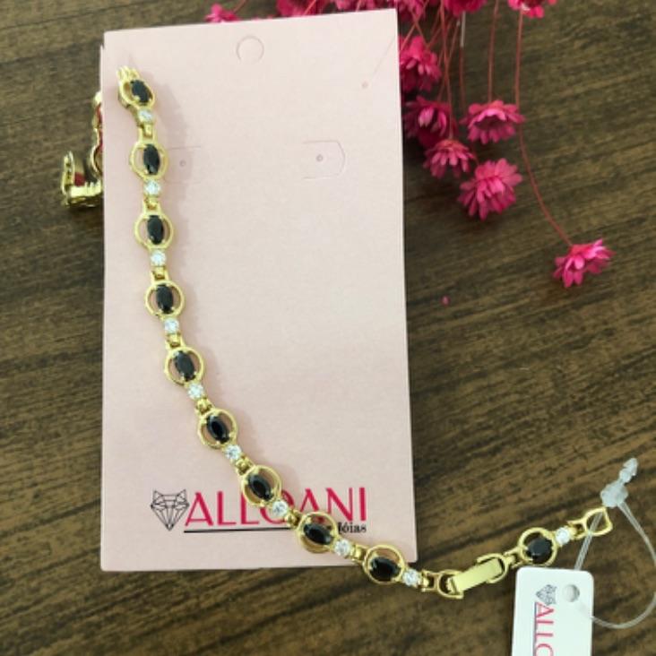 Pulseira com pedraria