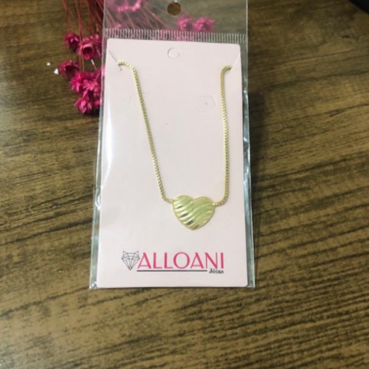 Pulseira Corrente Veneziana com Pingente de Coração