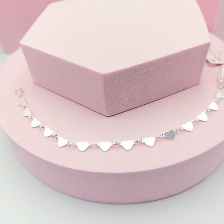 Pulseira de Corações