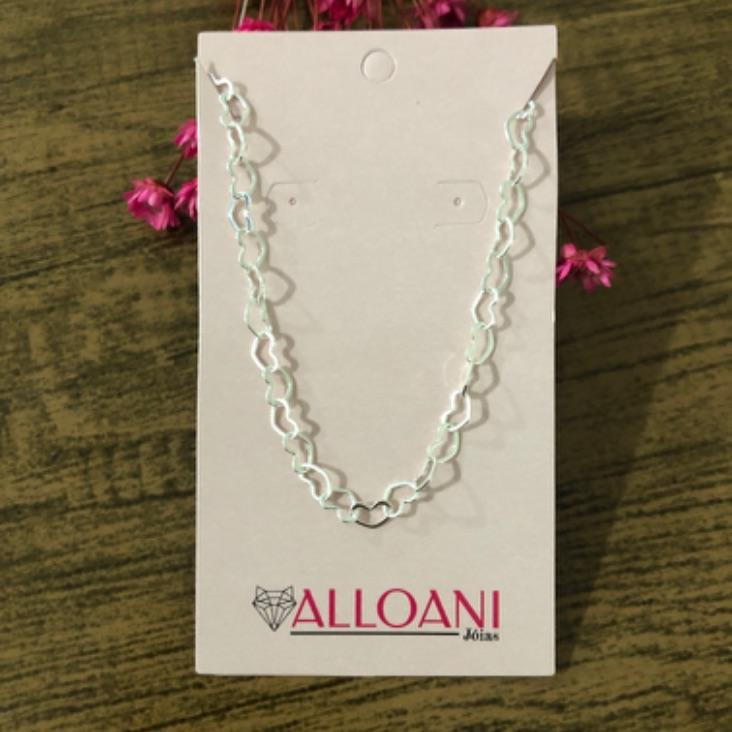 Pulseira elos de corações