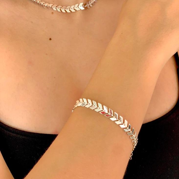 Pulseira Escama de Peixe