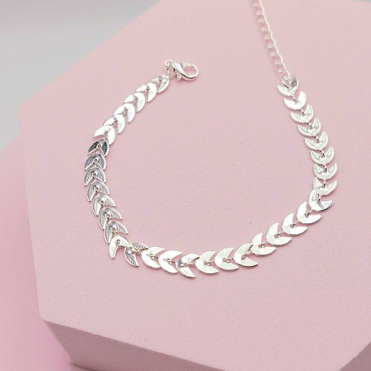 Pulseira Escama de Peixe com Detalhes