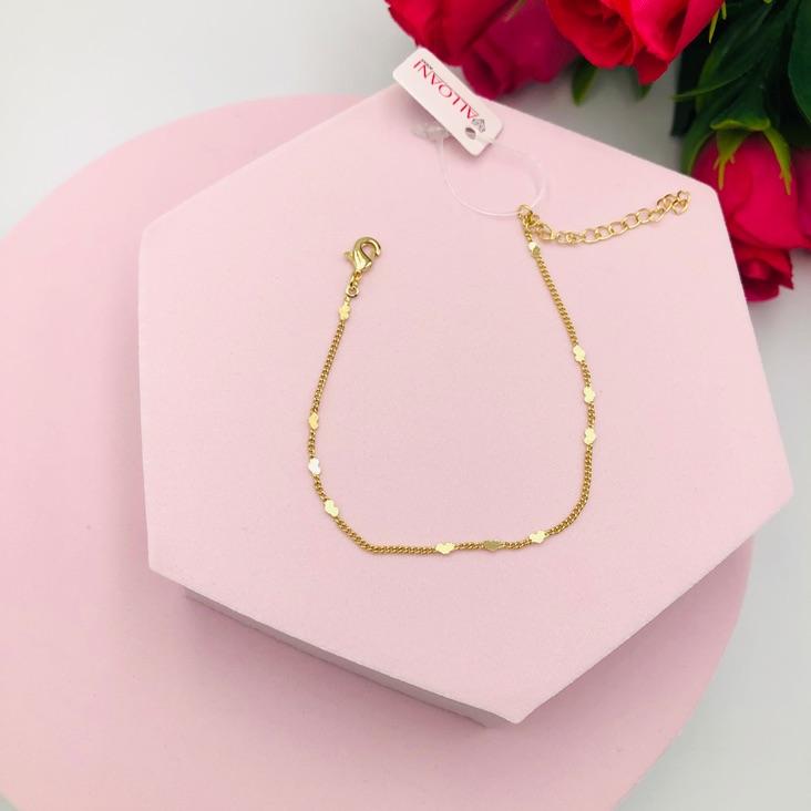 Pulseira fita coração