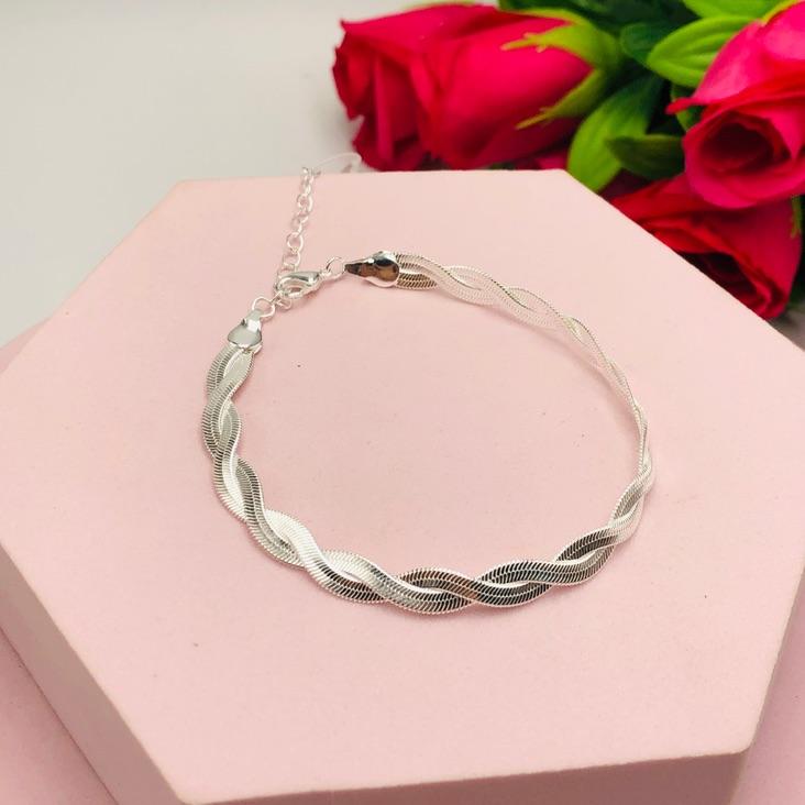 Pulseira Fita Entrelaçada