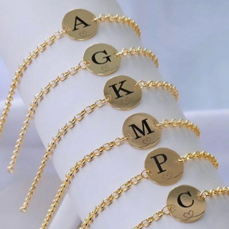 Pulseira Personalizada Inicial
