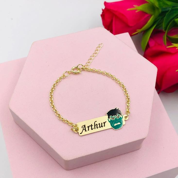 Pulseira Personalizado Hulk
