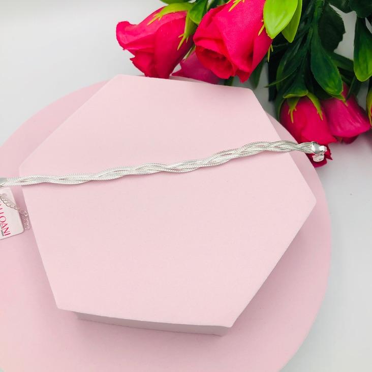 Pulseira Trança Laminada