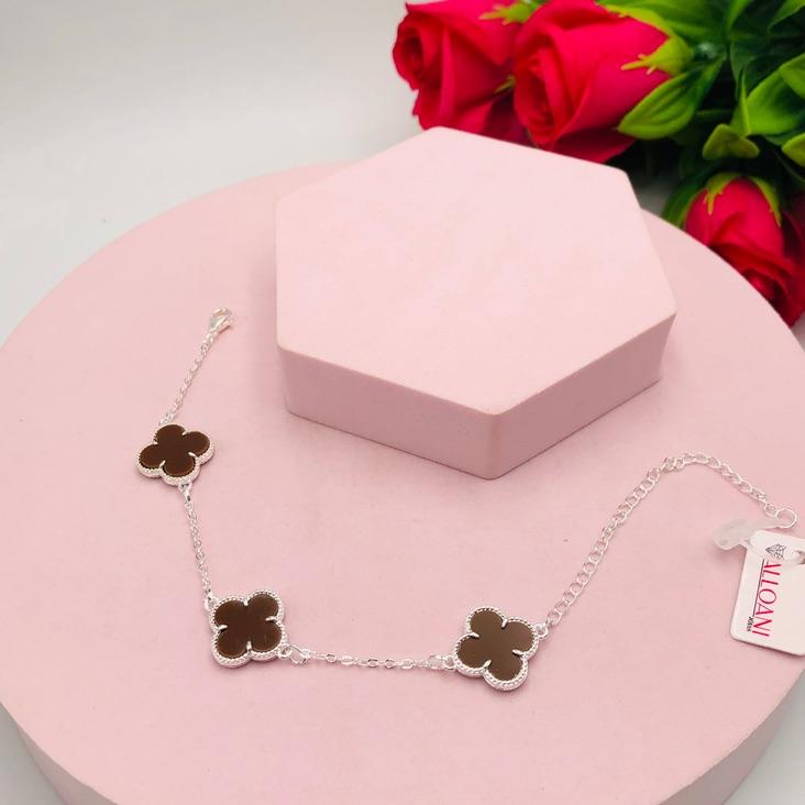 Pulseira Trevos Marrom