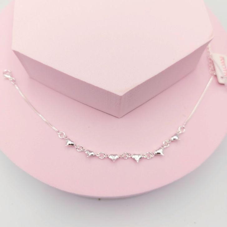 Pulseira Veneziana com Corações