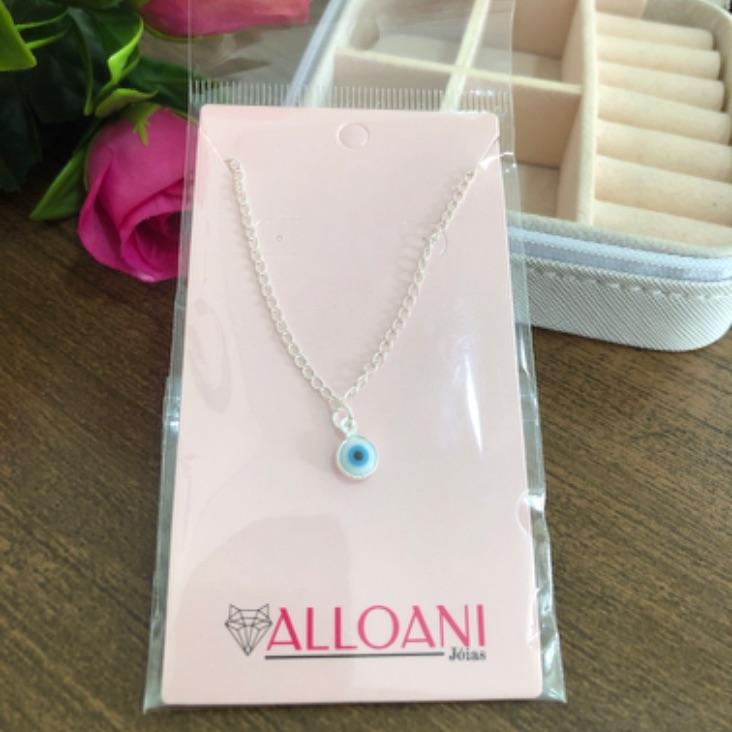 Tornozeleira com Pingente Olho Grego