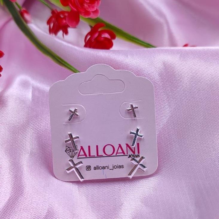Trio de Brincos de Cruz