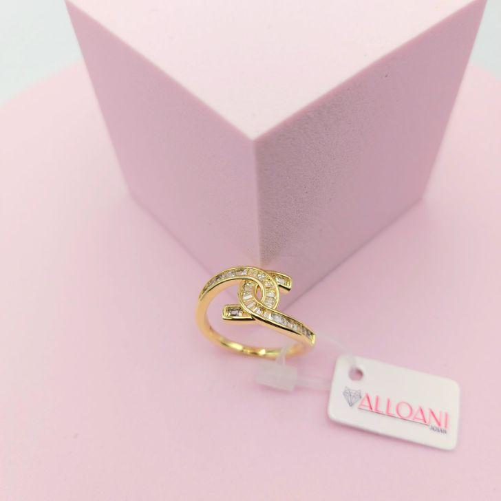 Anel Chanel Cravejado N°21