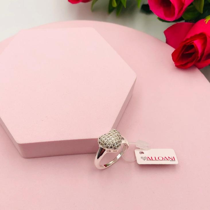 Anel Coração Cravejado N18