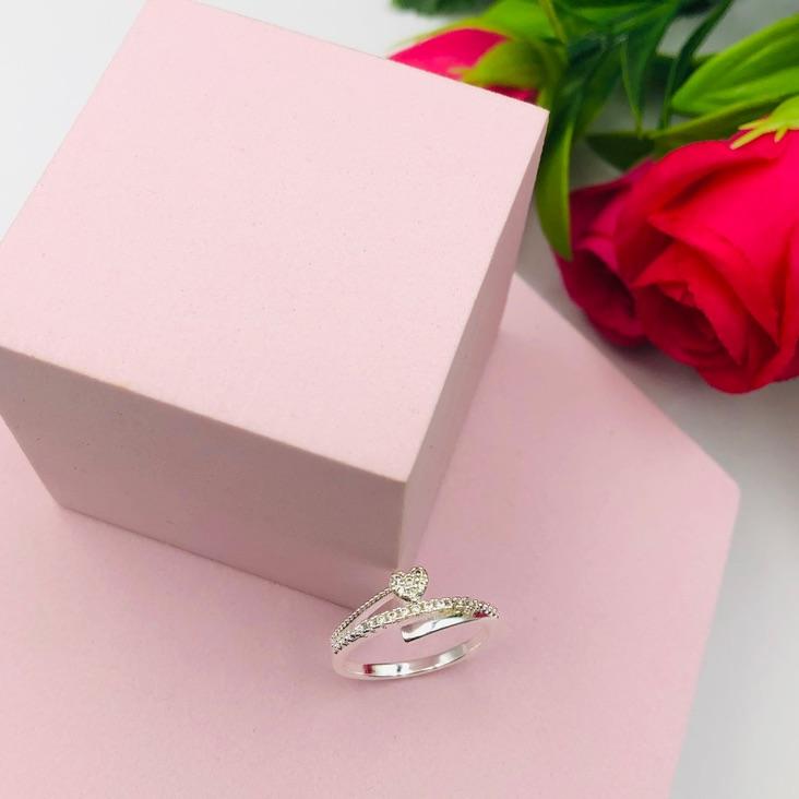 Anel Cravejado Coração N 20