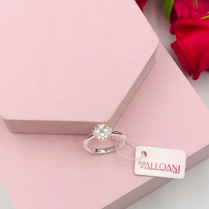 Anel de Flor Cravejado N13