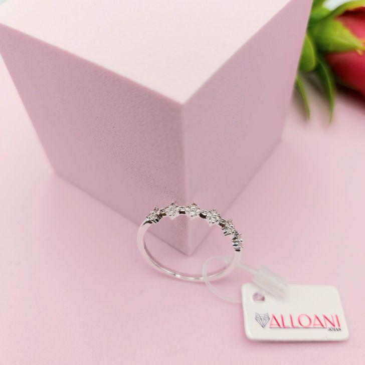 Anel de Trevos Cravejados N°25