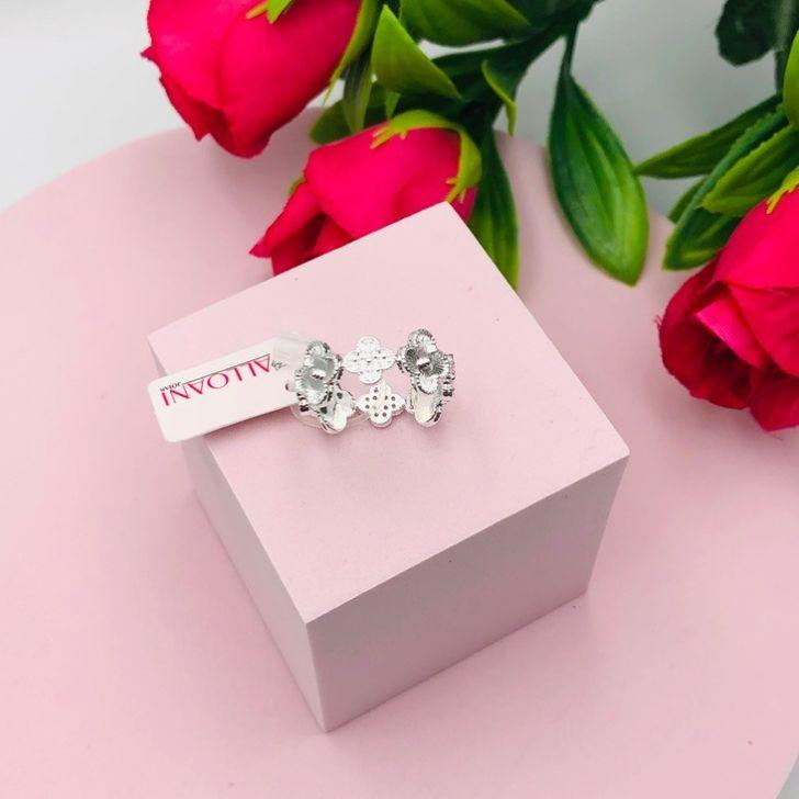 Anel de Trevos Lisos e Cravejados N°20