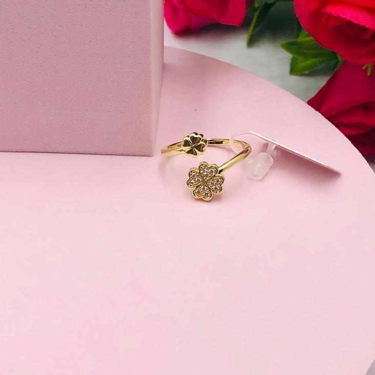 Anel Flor Cravejado N 23