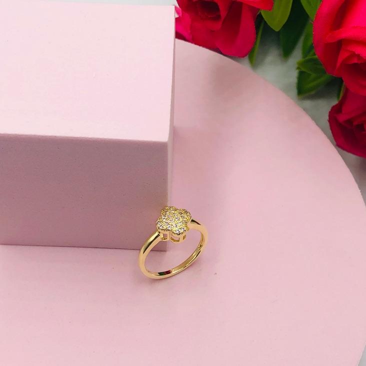 Anel Trevo Cravejado