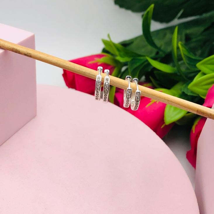 Brinco Duo Cravejado