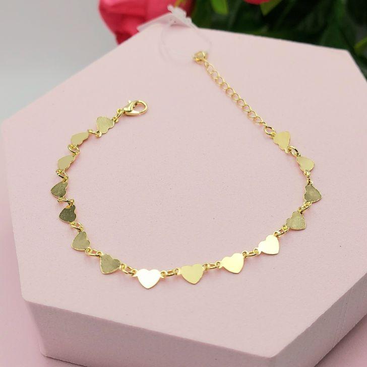 Pulseira Corações