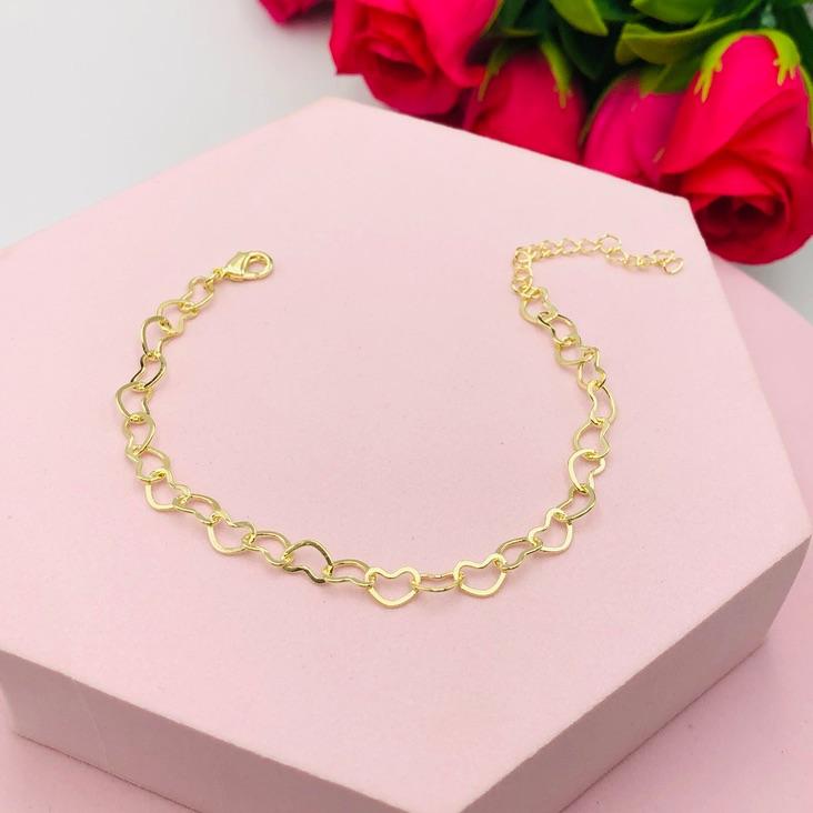 Pulseira Corações