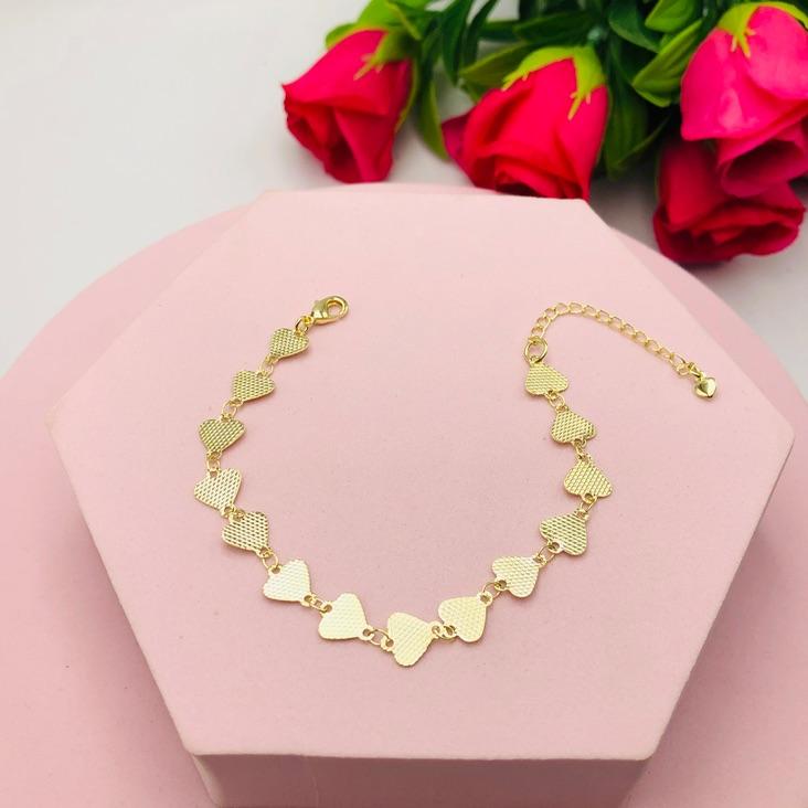 Pulseira Corações
