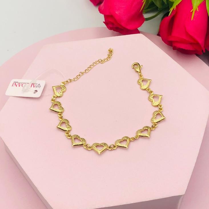 Pulseira Corações