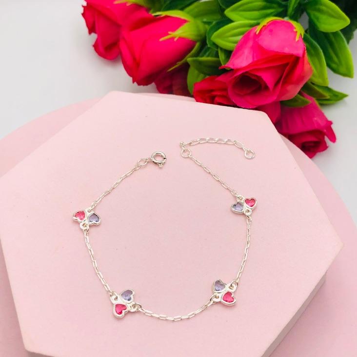 Pulseira Corações
