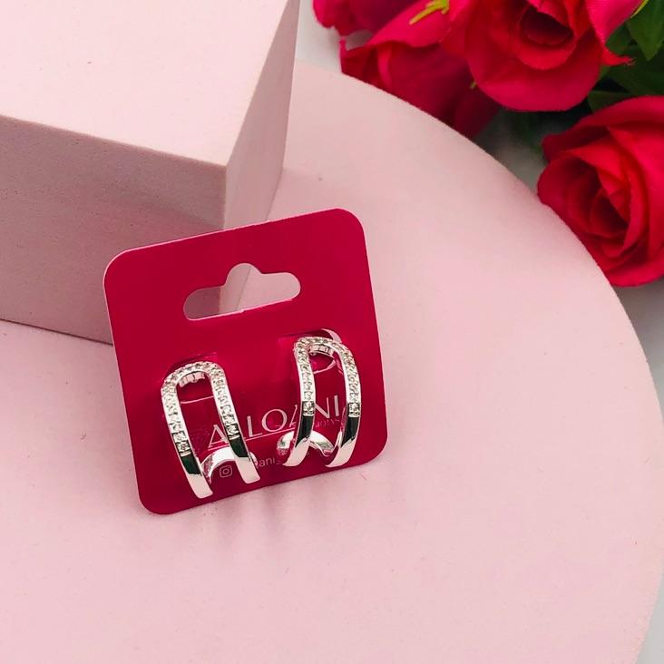 Brinco Earcuf Liso e Cravejado