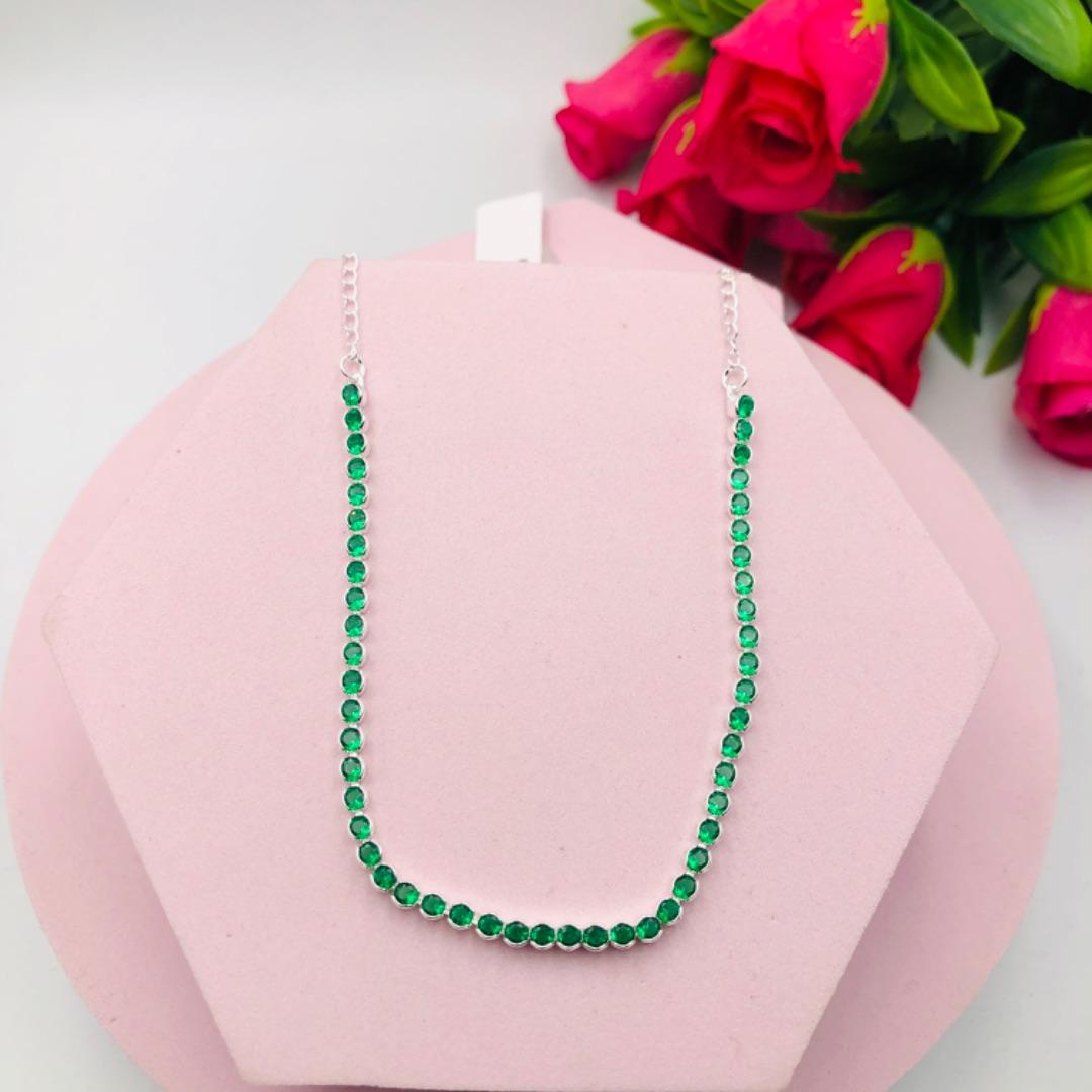 Colar Pedras Verde